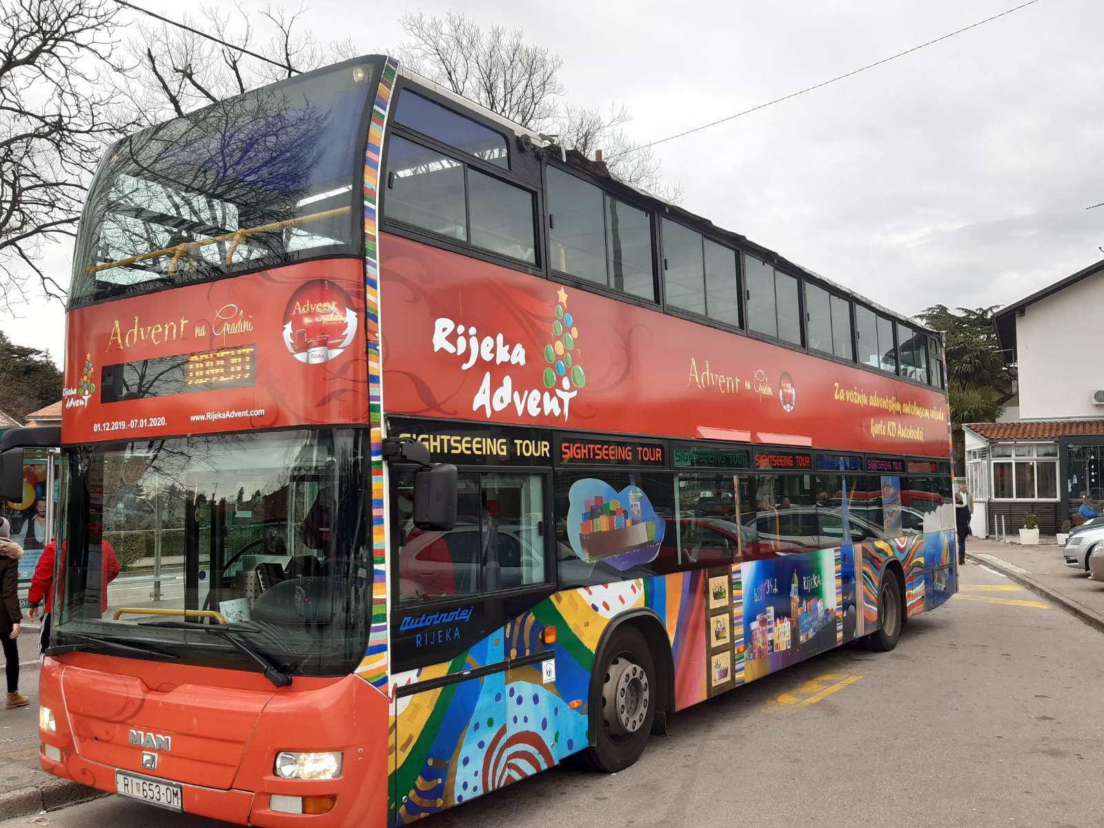 Adventskim autobusom od  Trsata do Opatije