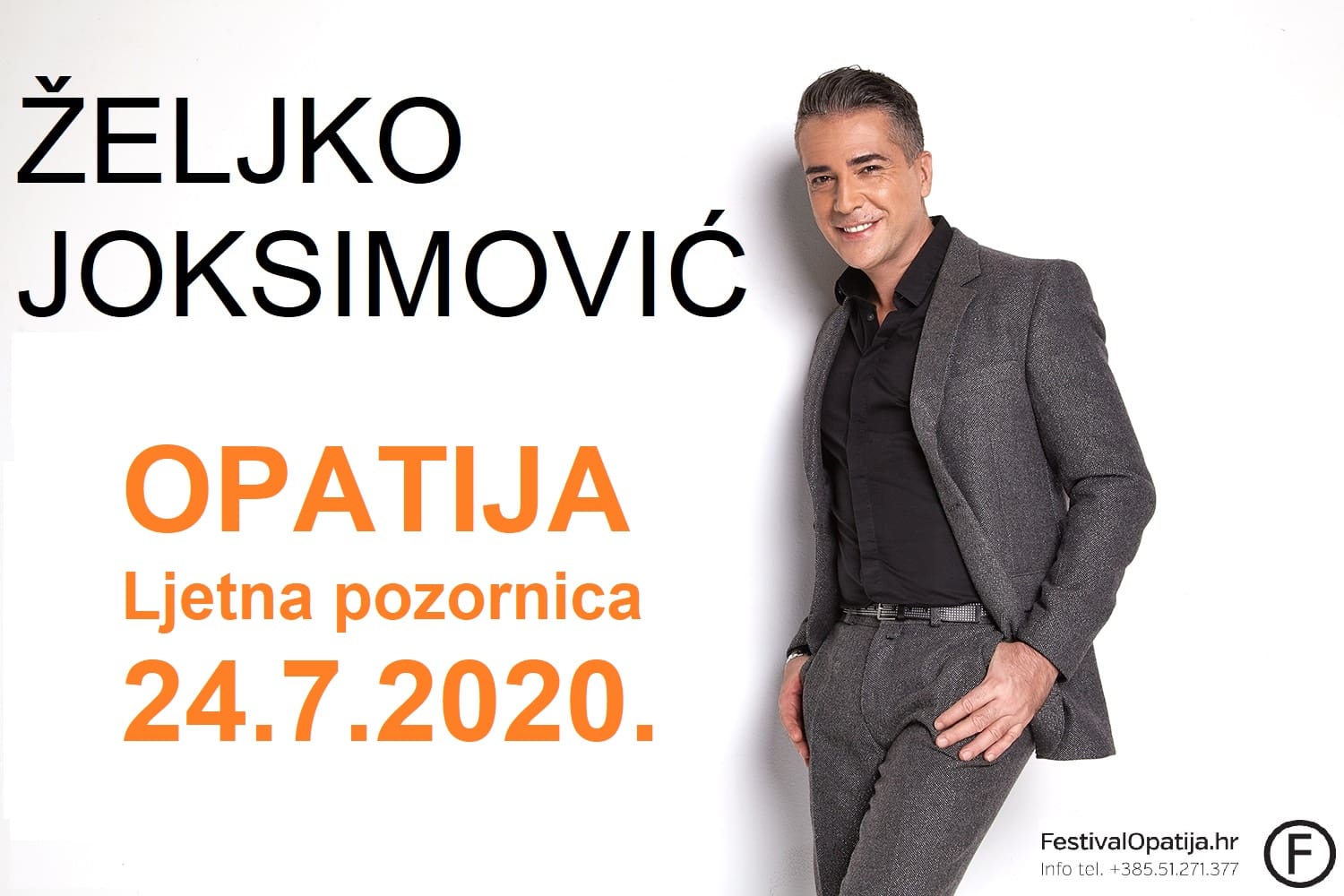 Potvrđen nastup Željka Joksimovića u Opatiji