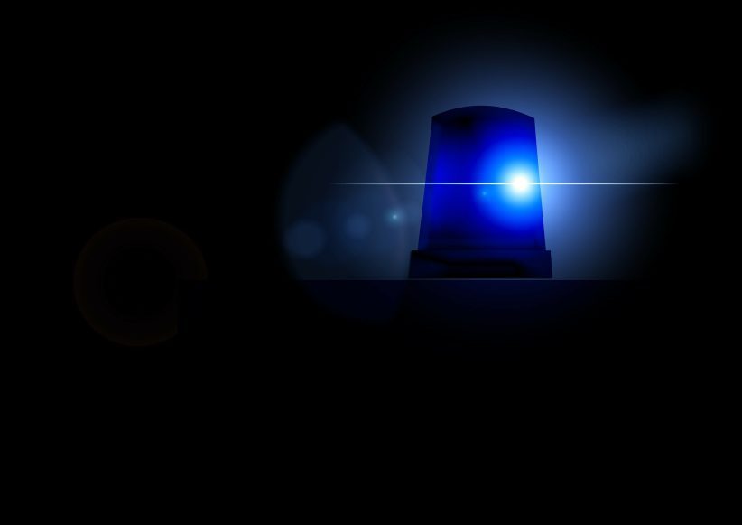 plavo svijetlo policija