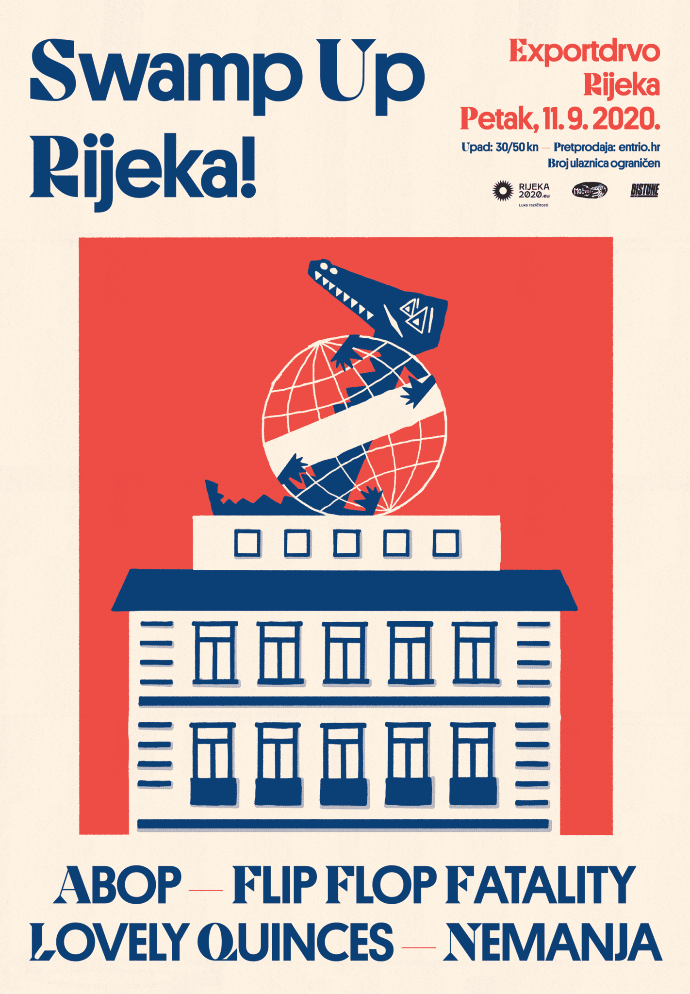 Koncert Swamp up Rijeka kod Exporta na Delti