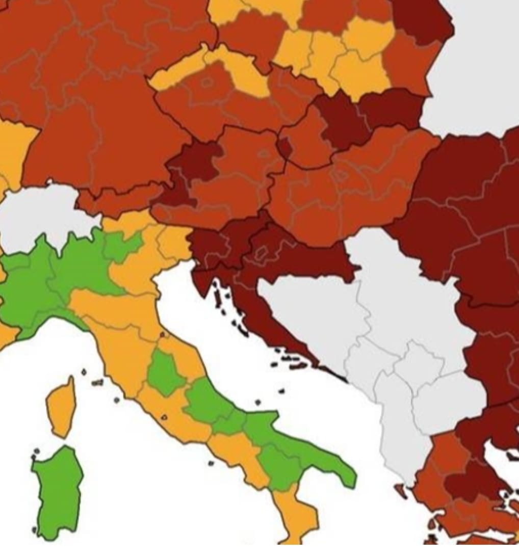 Cijela Hrvatska tamno crvena
