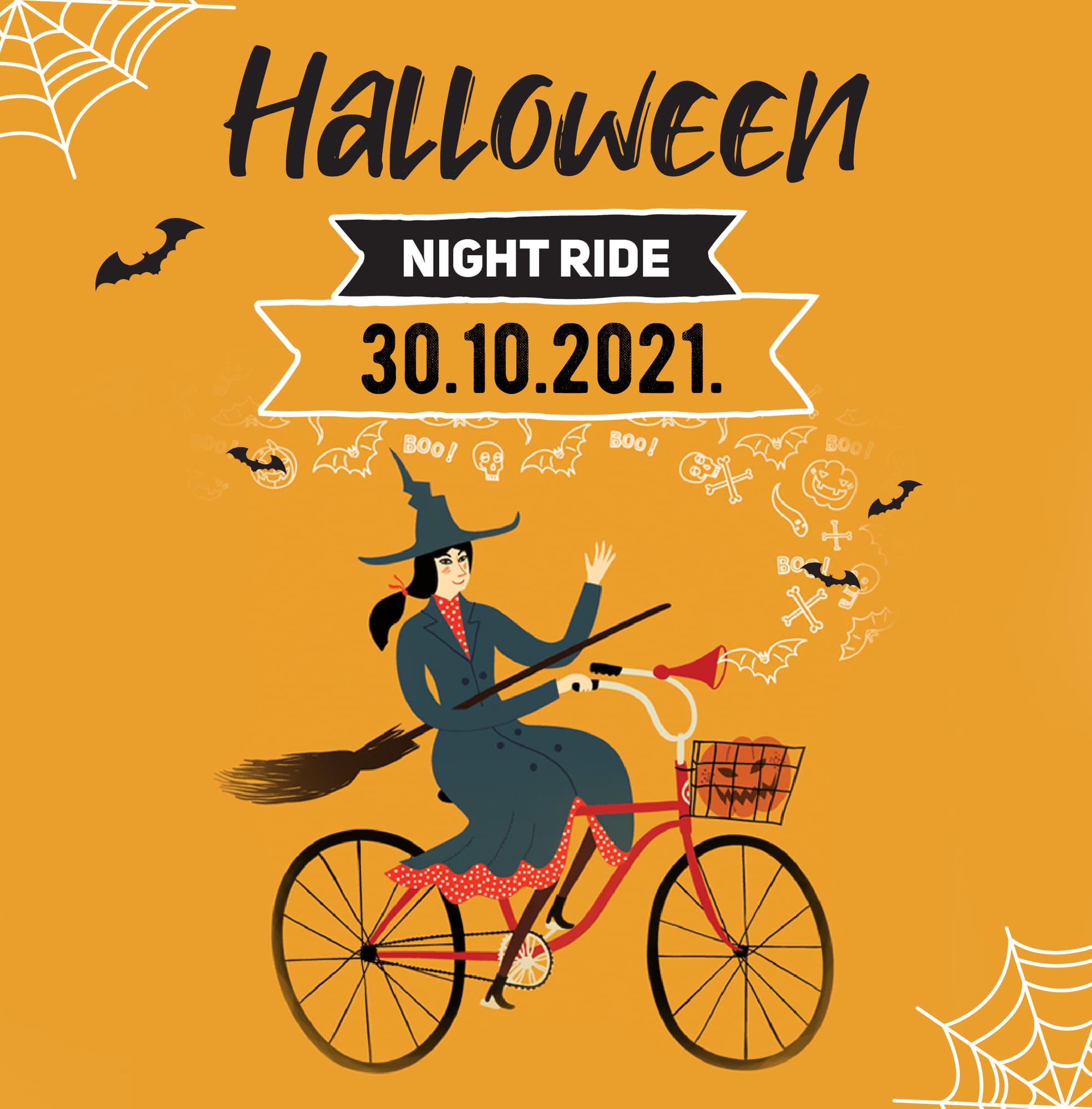 Halloween Night Ride vođena biciklistička tura