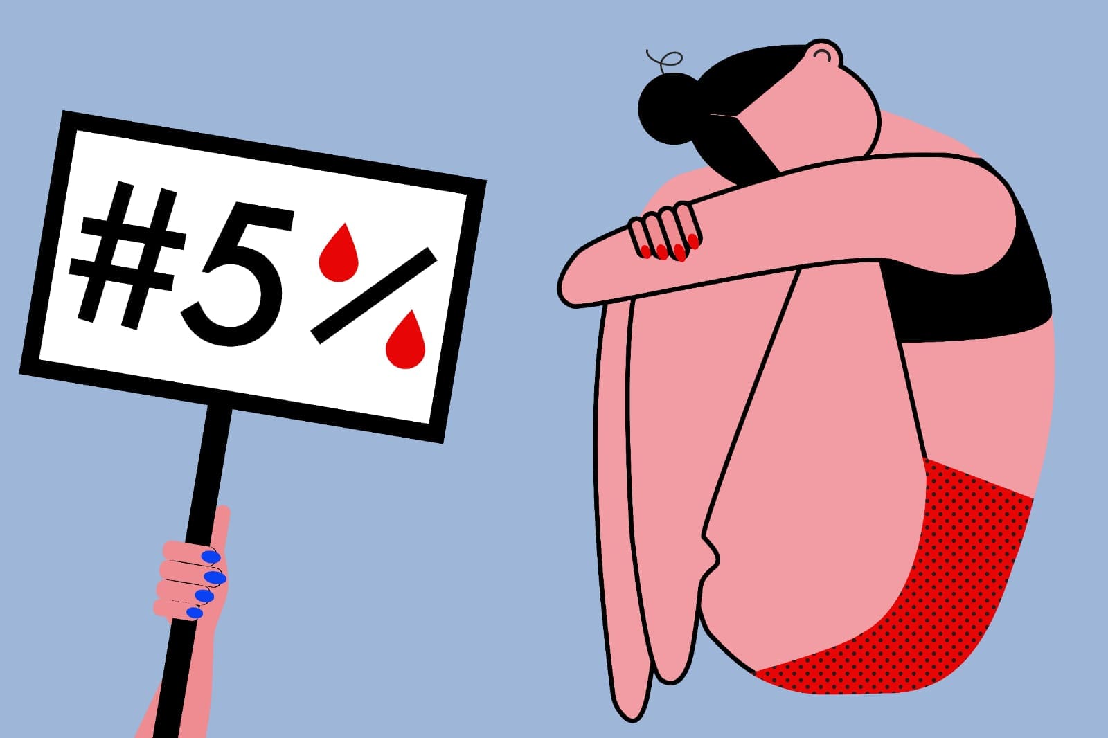 Apel zastupnicima/cama: smanjite porez na menstrualne potrepštine – #5posto!