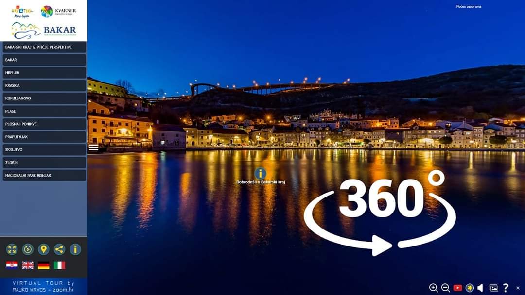 Virtualne šetnje Bakarskim krajem
