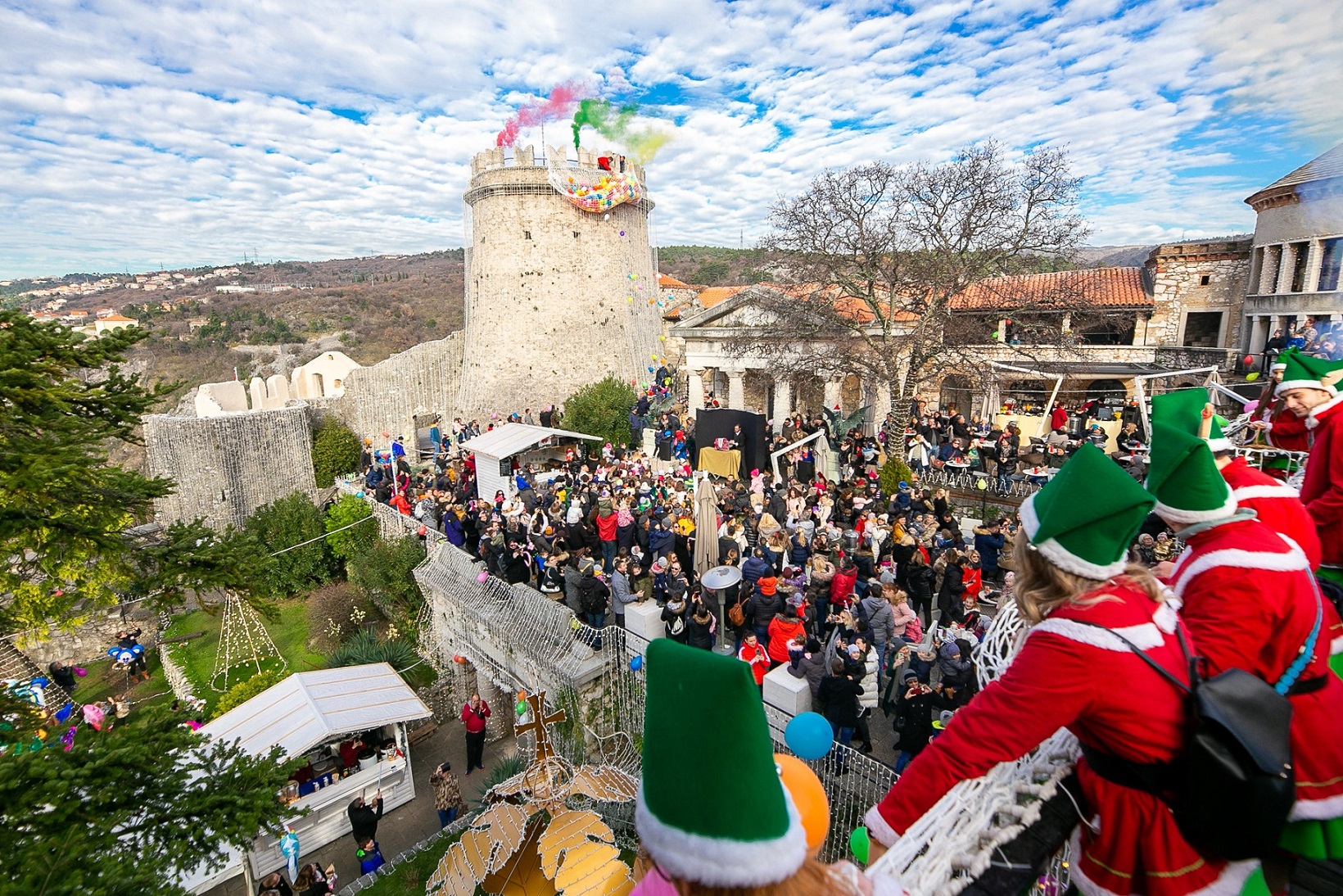 Dva dočeka Nove godine na Trsatskoj gradini