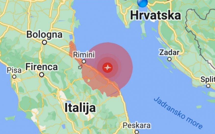 Snažan potres u Italiji osjetio se i na Kvarneru
