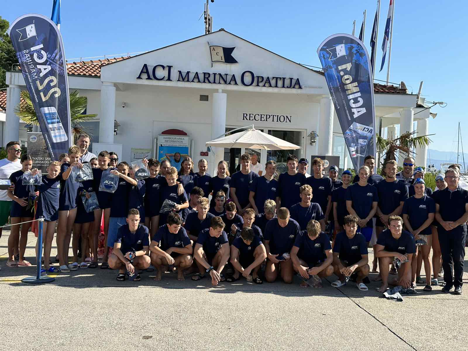 Promocija daljinskoga plivanja  na proslavi 40 godina ACI-ja u Ičićima