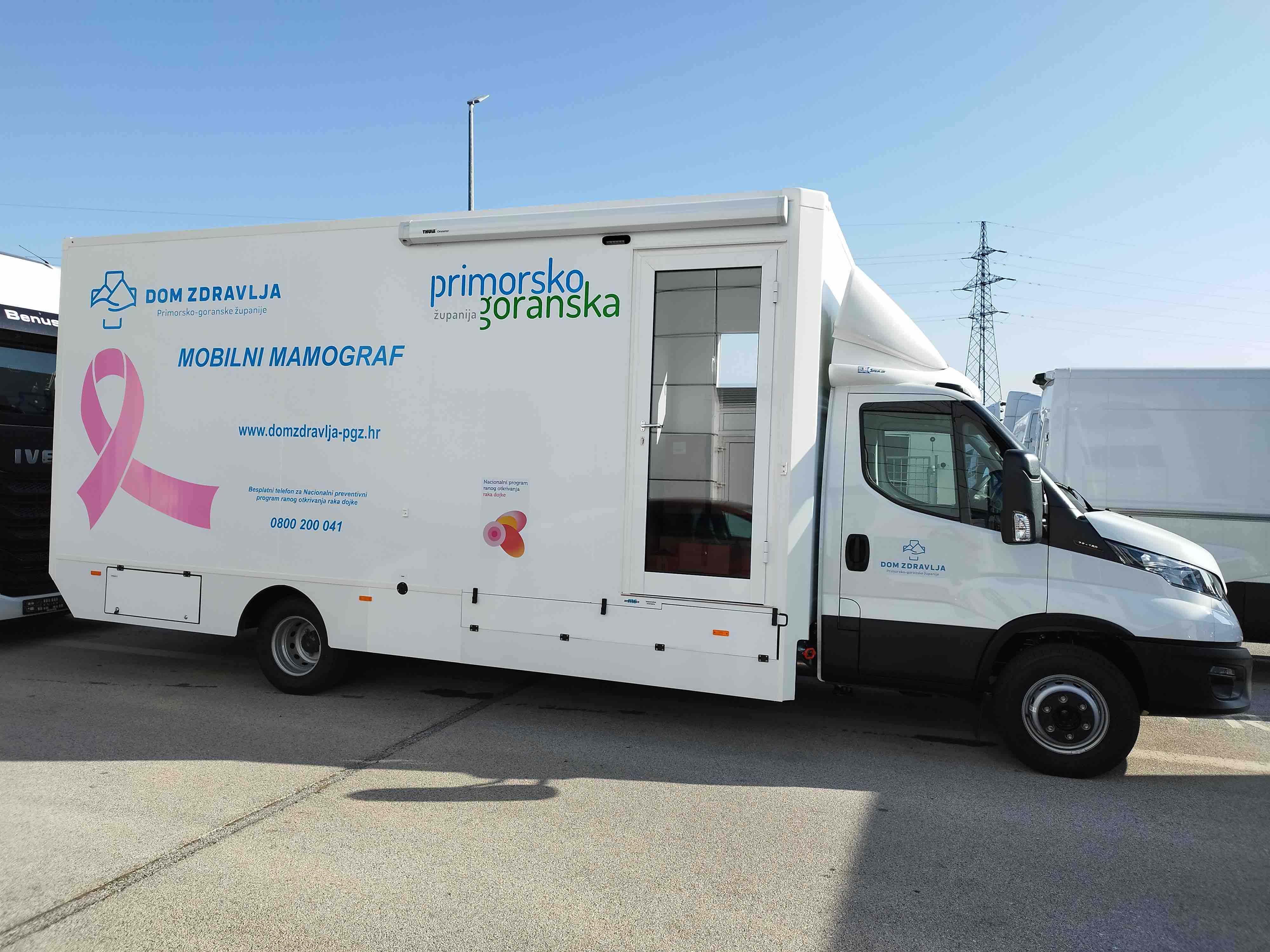 Mobilni mamograf Doma zdravlja PGŽ počinje s radom