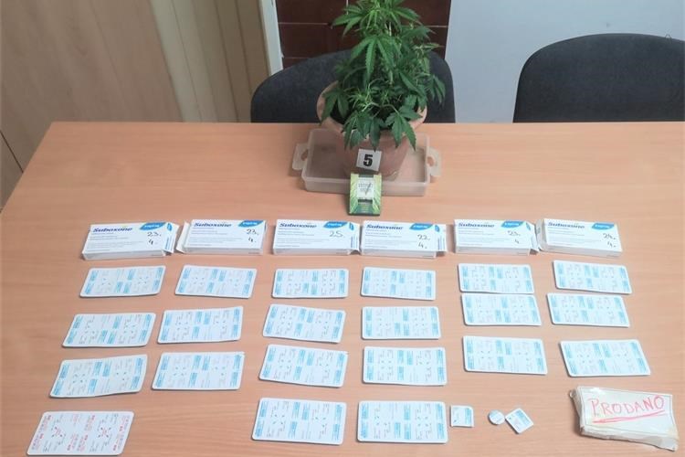Delnice: Pretragom mu pronađena stabljika indijske konoplje i tablete s popisa droga