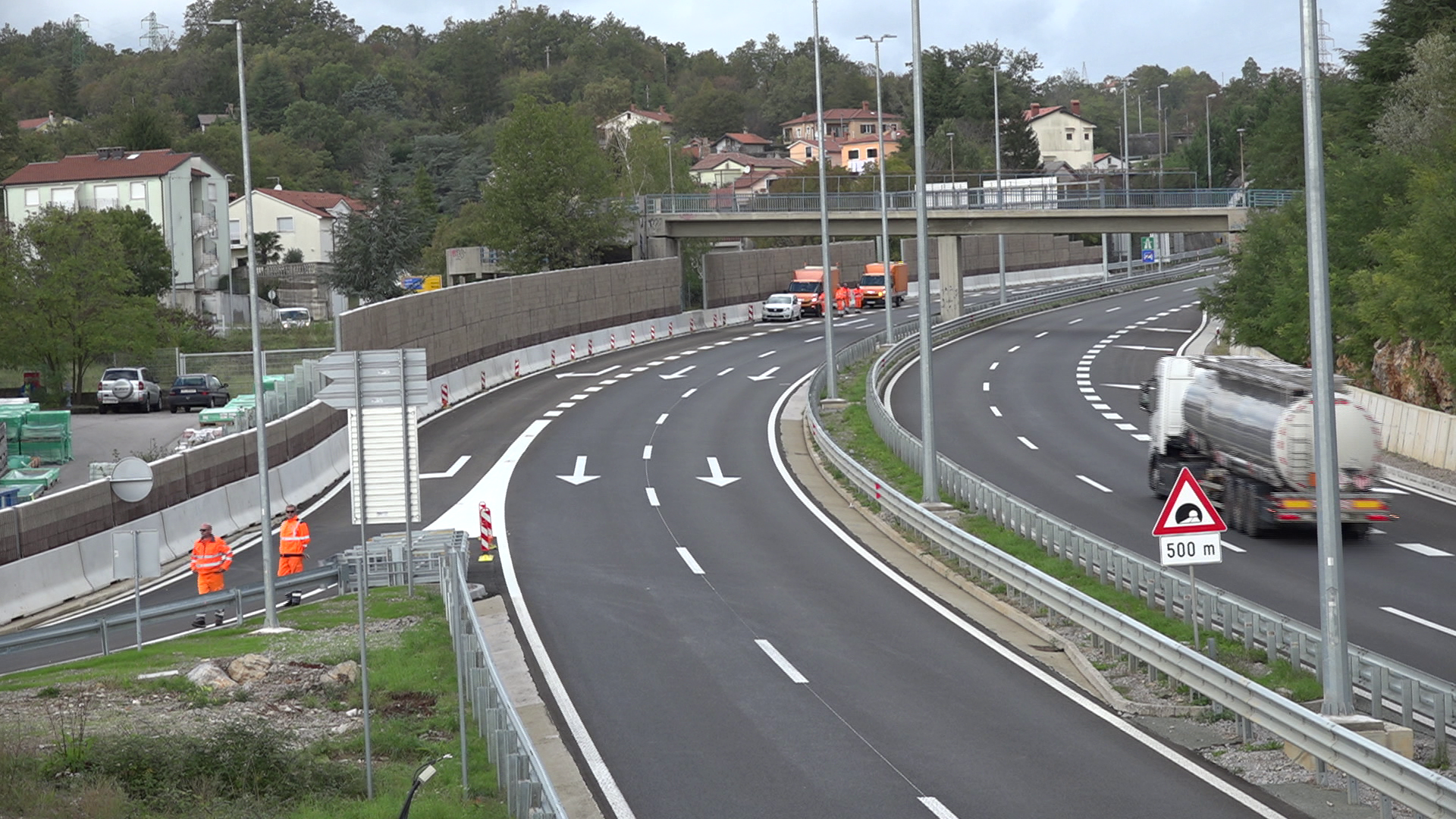 Radovi na Riječkoj obilaznici, dionica Orehovica – Učka (Matulji)