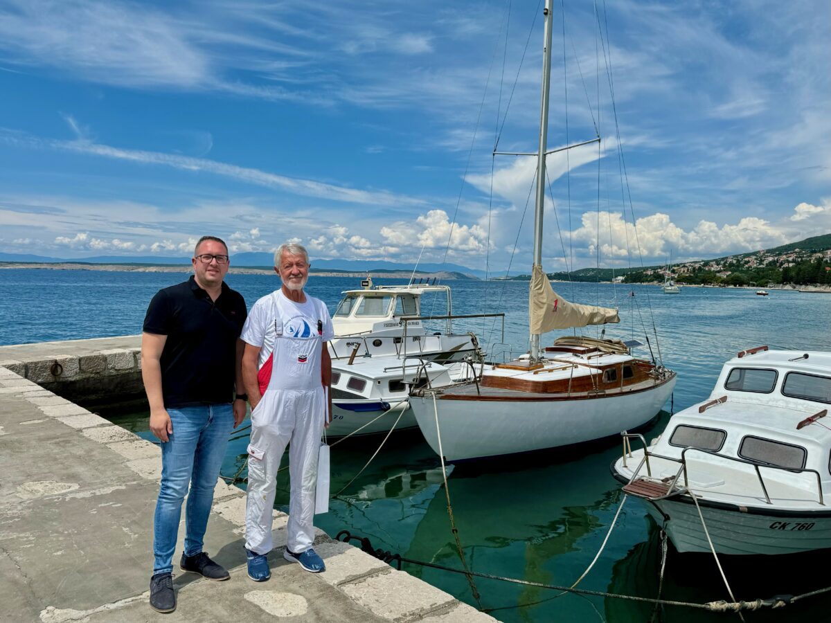 Najljepša drvena brodica jedrilica Eufemia u vlasništvu Marina Ferenčića