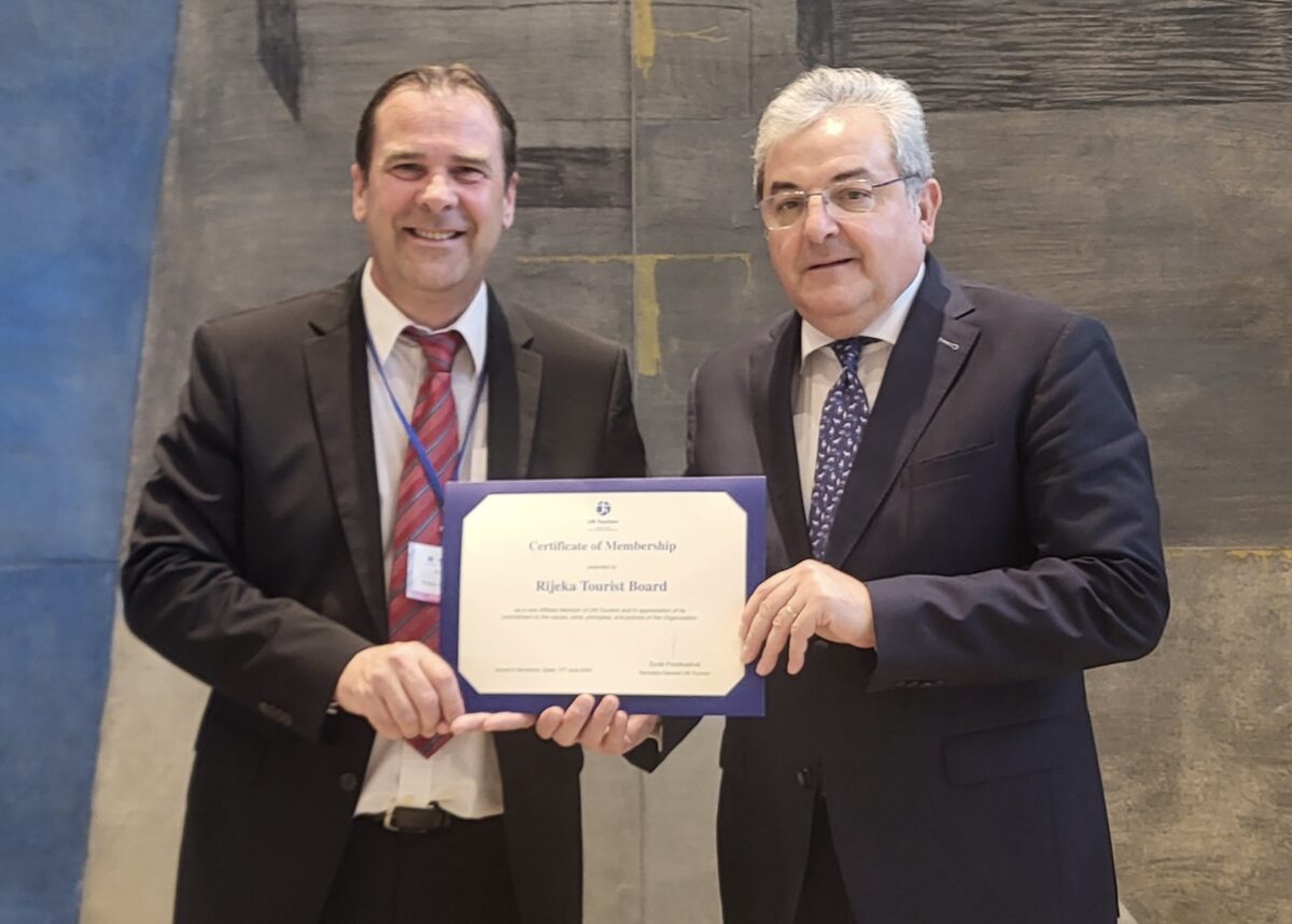 Turistička zajednica grada Rijeke postala pridruženi član Svjetske turističke organizacije