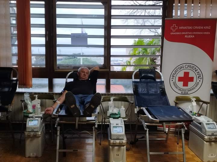 Darivanje krvi u Policijskom domu u Rijeci