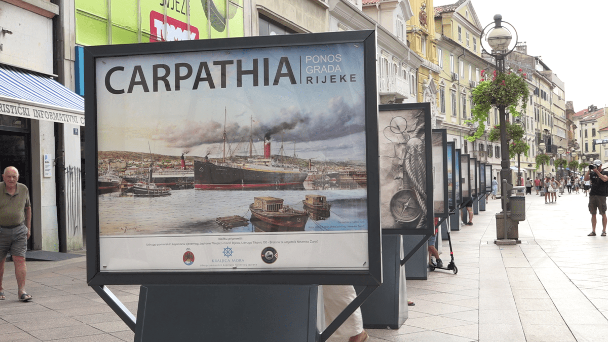 Izložba Carpathia – ponos grada Rijeke, otvorena na Korzu