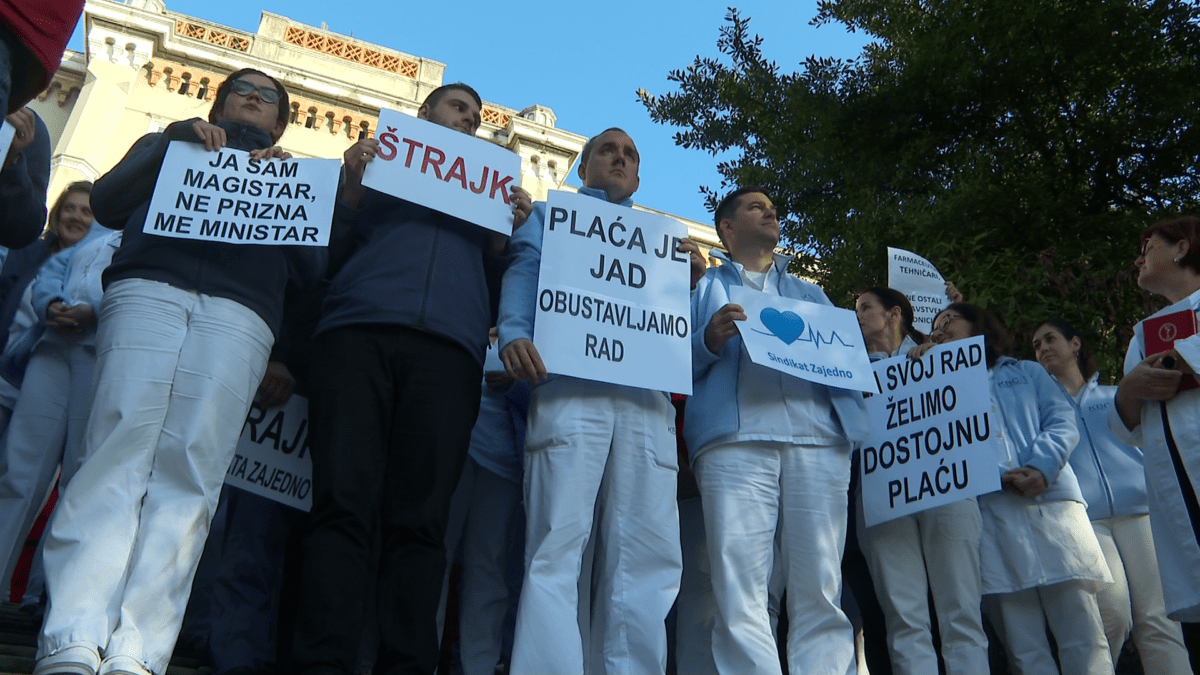 Štrajk u zdravstvu:”Ljudi koji dežuraju po 12 sati nemaju pravo na topli obrok, jel to sramotno?