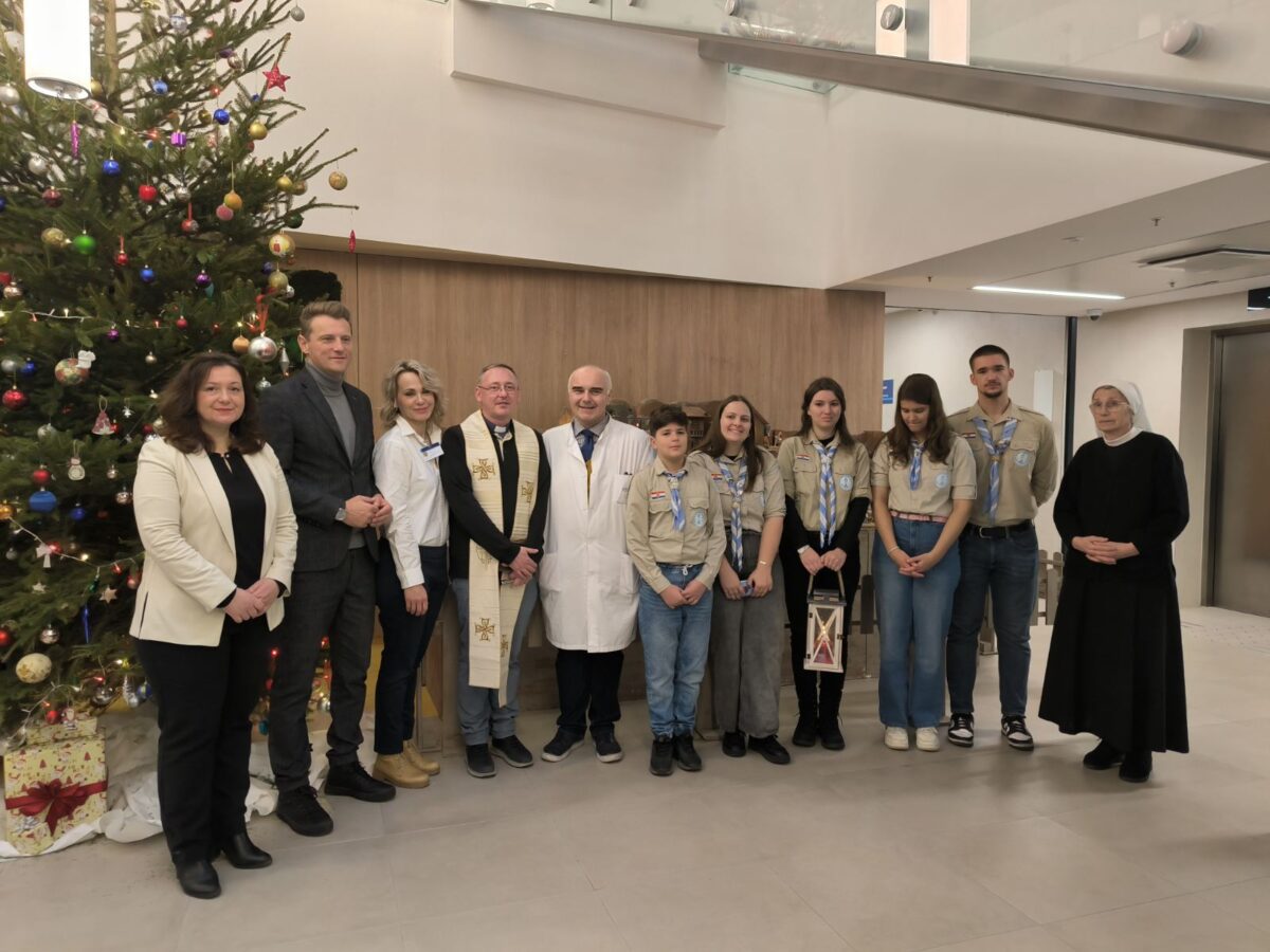 Betlehemsko svjetlo prvi put u novoj bolnici na Sušaku