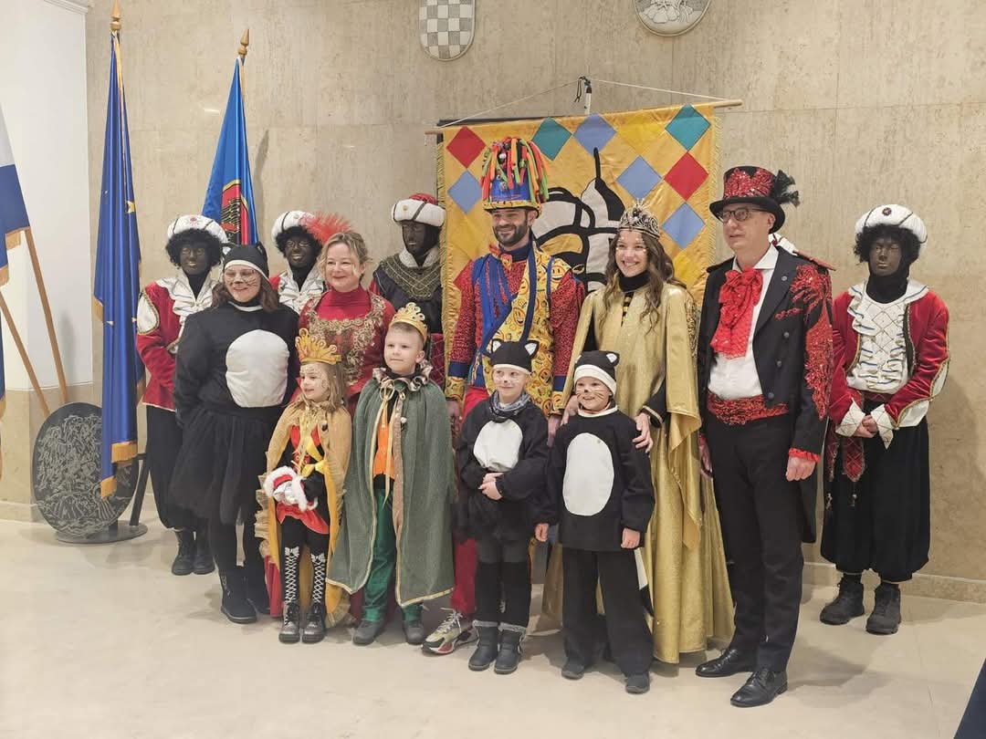 Prijem dječjih karnevalskih grupa kod gradonačelnika