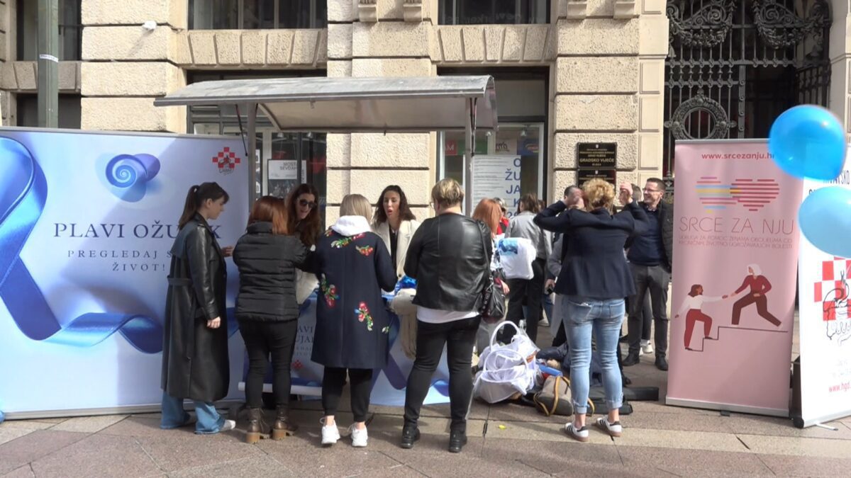 Plavi ožujak: Akcija na Korzu za podizanje svijesti o raku debelog crijeva