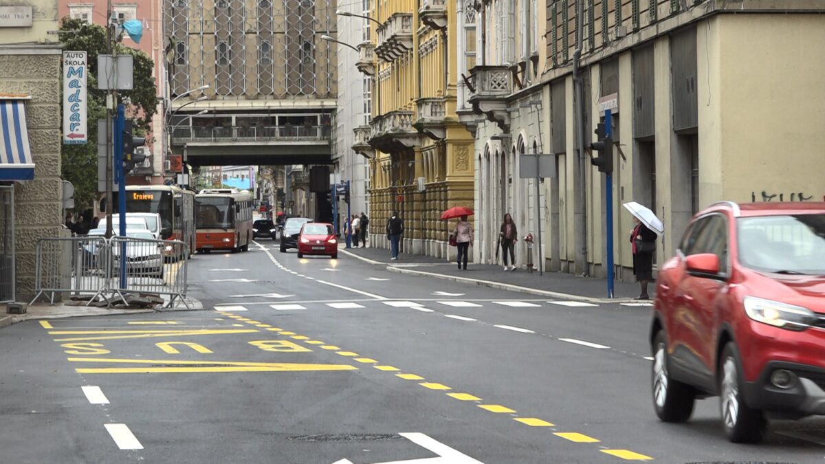 Adamićeva ulica u Rijeci otvorena za promet