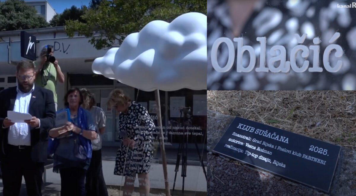 Oblačić: nova umjetnička instalacija u Gervaisovoj ulici