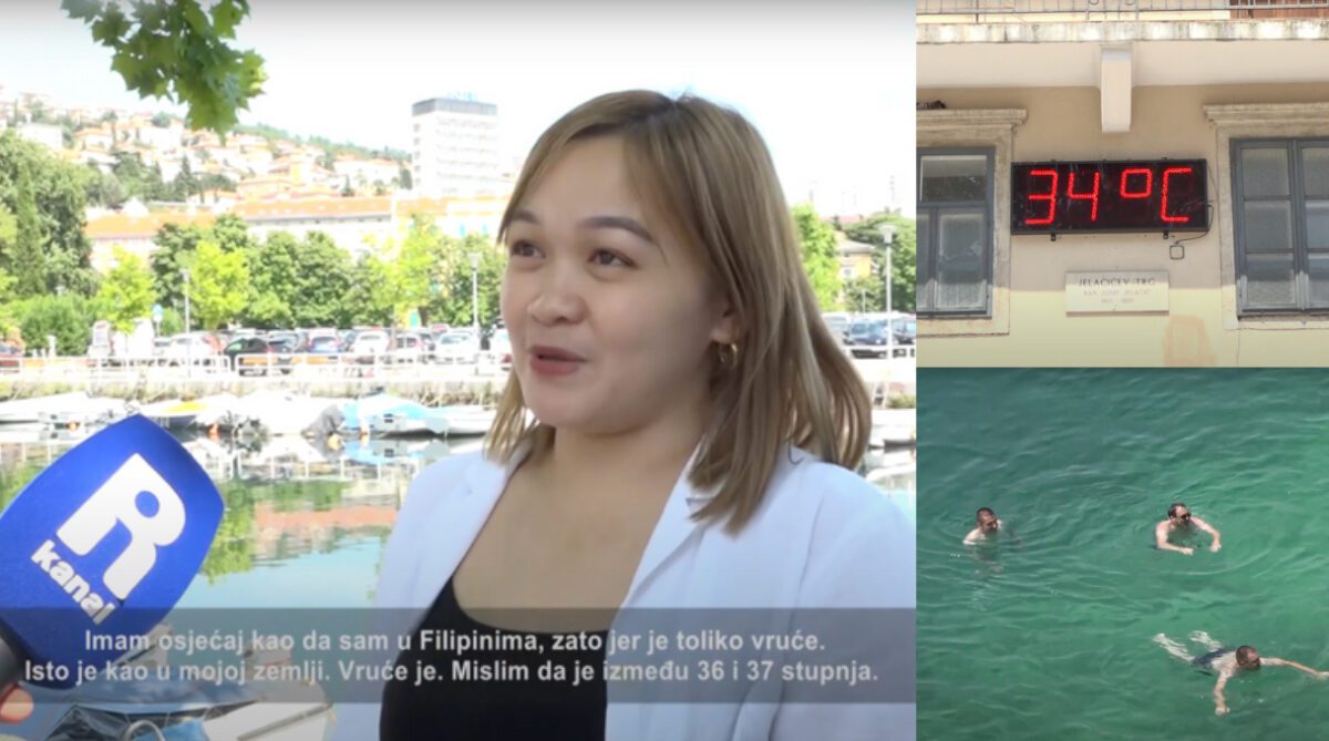 Vrućine u Rijeci: Turisti kažu – kao da su na Filipinima