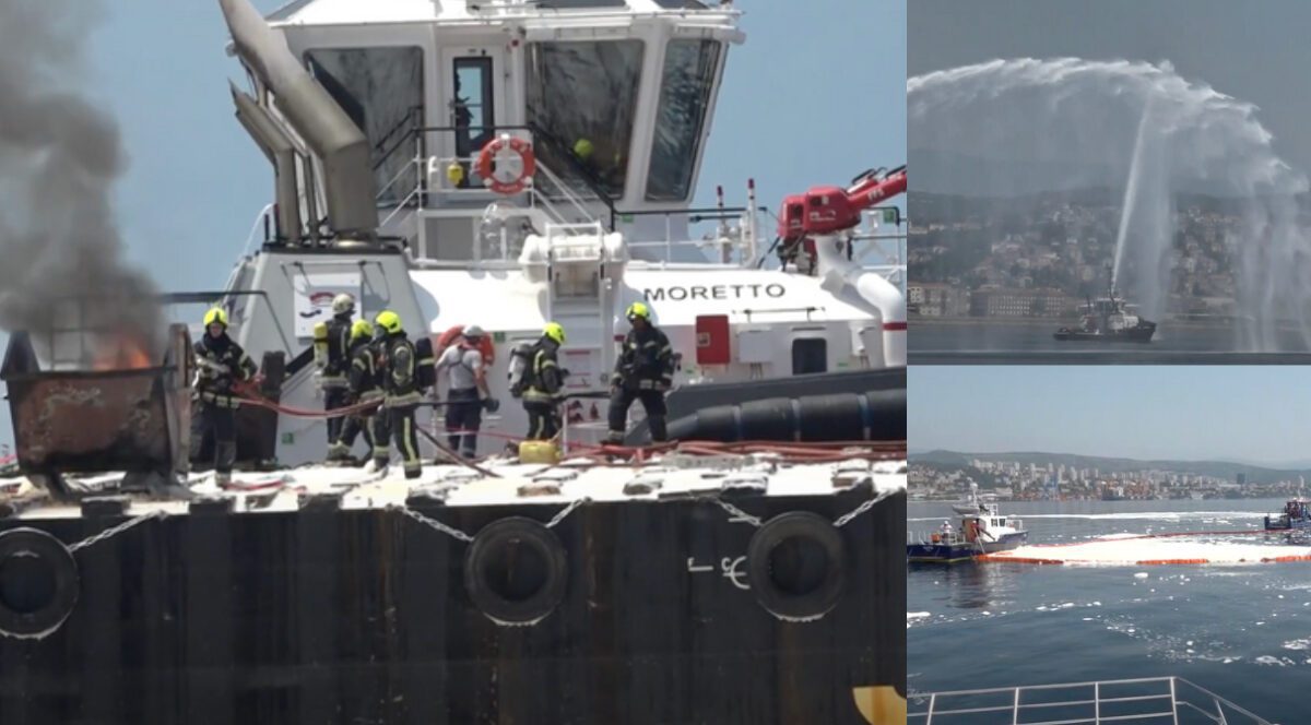 Sudar trajekta i katamarana: Velika vježba u riječkom akvatoriju