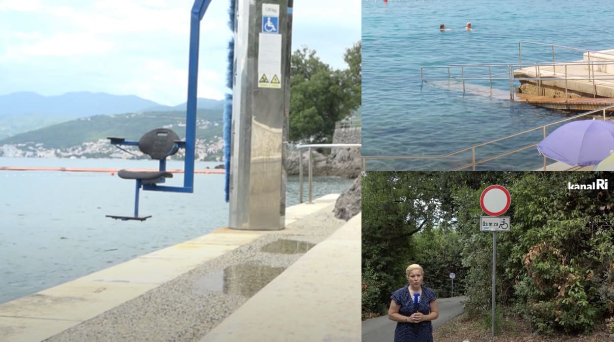 Plaža Kostanj: Jedina na cijelom Kvarneru potpuno prilagođena osobama s invaliditetom