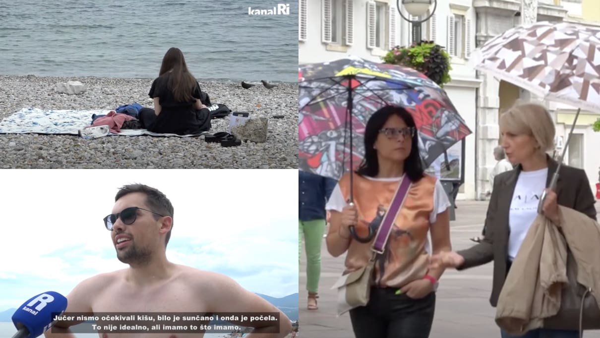 Kiša pala, ali Korzo puno: Riječani ne odustaju od ljeta!