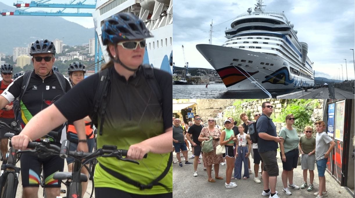 Rijeka dočekala 2000 turista s kruzera AidaBlue: Šetnja Korzom, muzeji i sladoled
