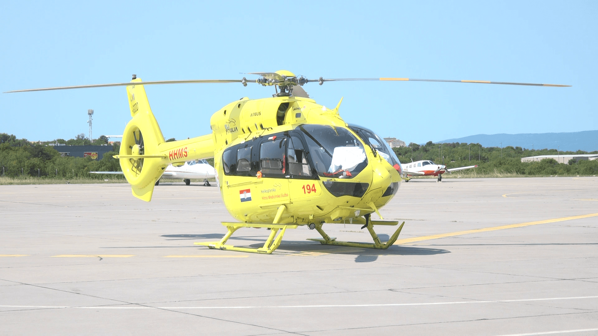 Ozlijeđen motociklist na Lošinju, helikopterom prebačen u Rijeku