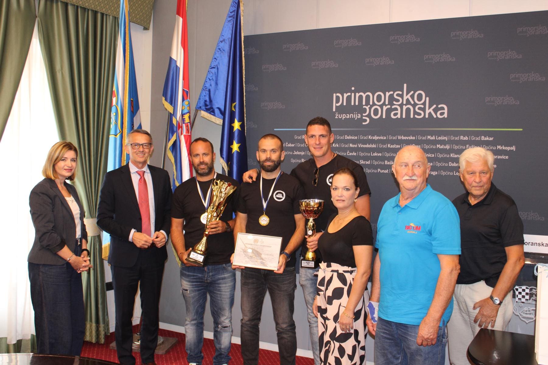 Organizatori BIG OM-a na prijemu kod župana, kvarnerska ekipa se plasirala na Svjetsko prvenstvo u Kostariki