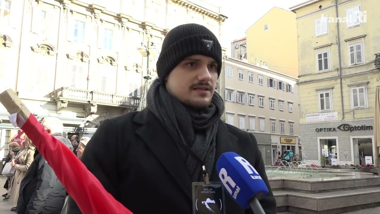 Slab odaziv Riječana na prosvjed Udruge za bolju Hrvatsku