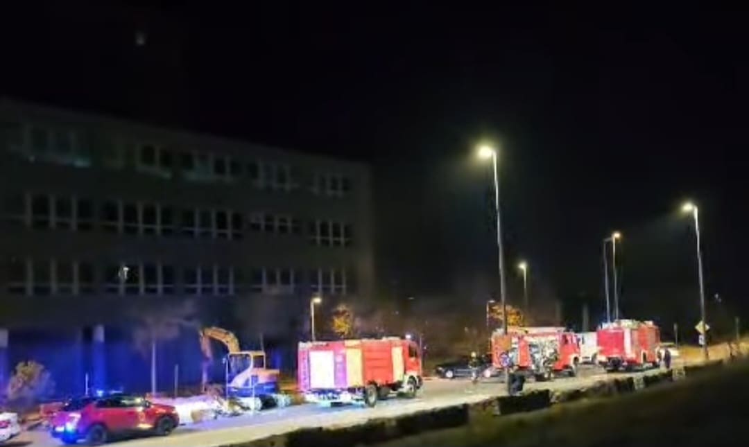 Požar na riječkom kampusu