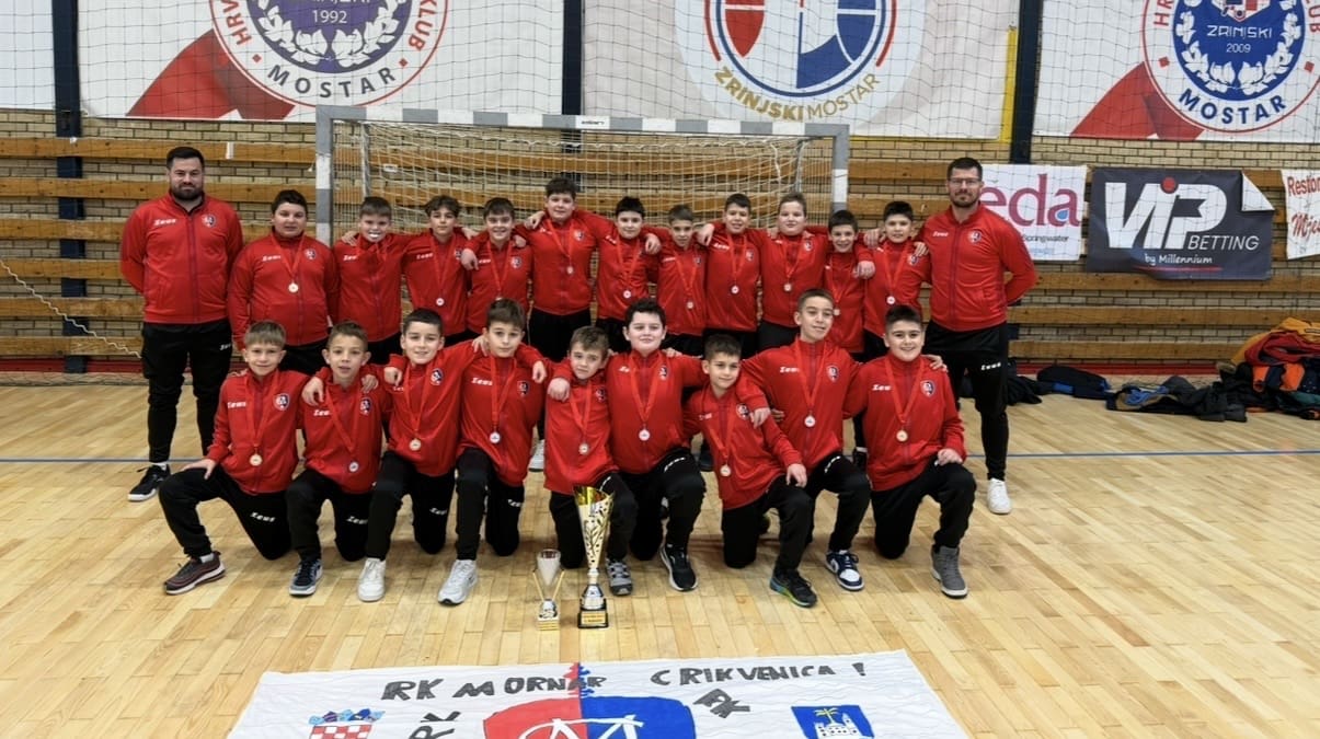 Rukometaši Mornara Crikvenica (U11) osvojili zlato na međunarodnom turniru u Mostaru