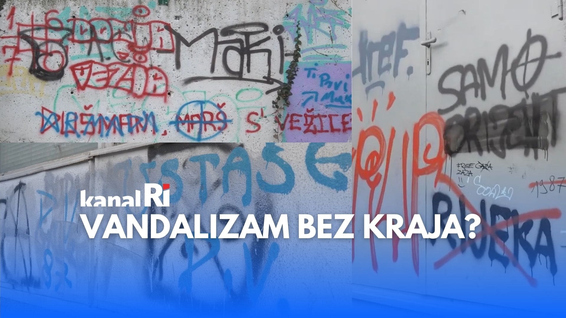 Grad kreće u sanaciju grafita: Što smo zatekli na Vežici i u centru?