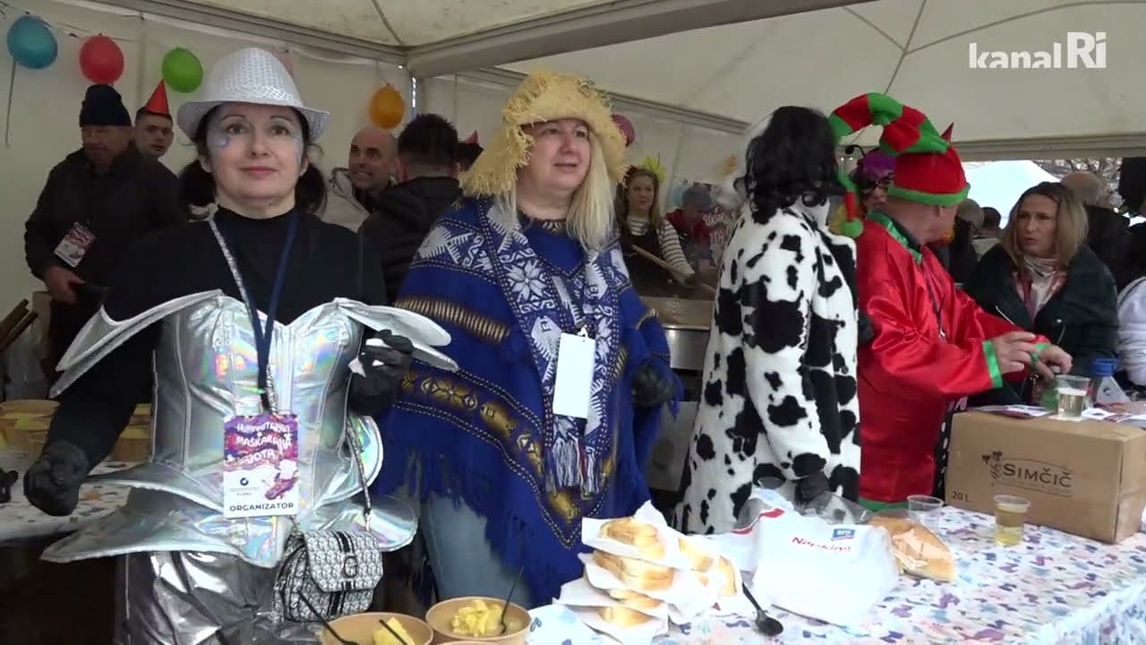 Maškarana jota i maneštra na Korzu