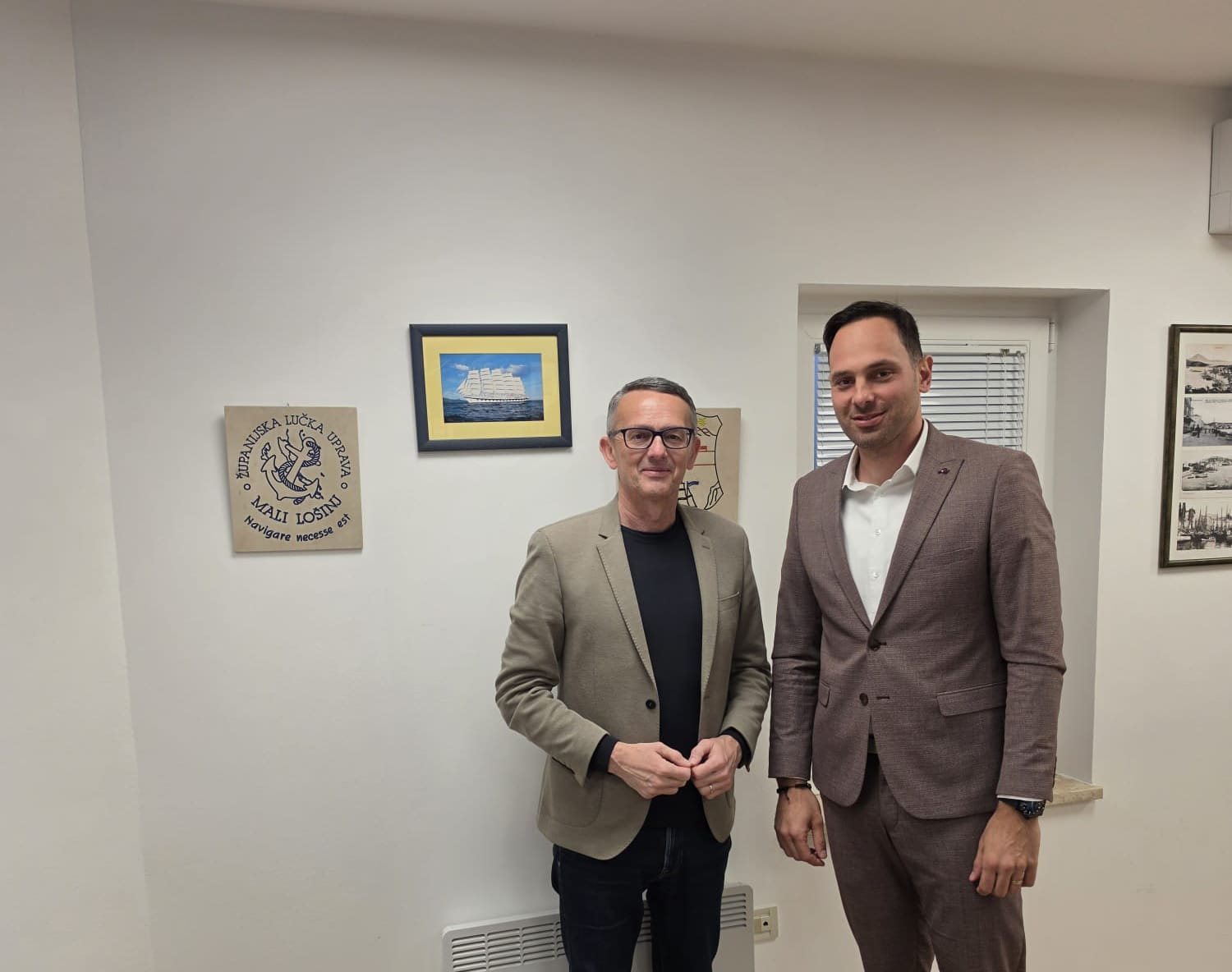 Župan Lukanović u radnom posjetu otoku Lošinju