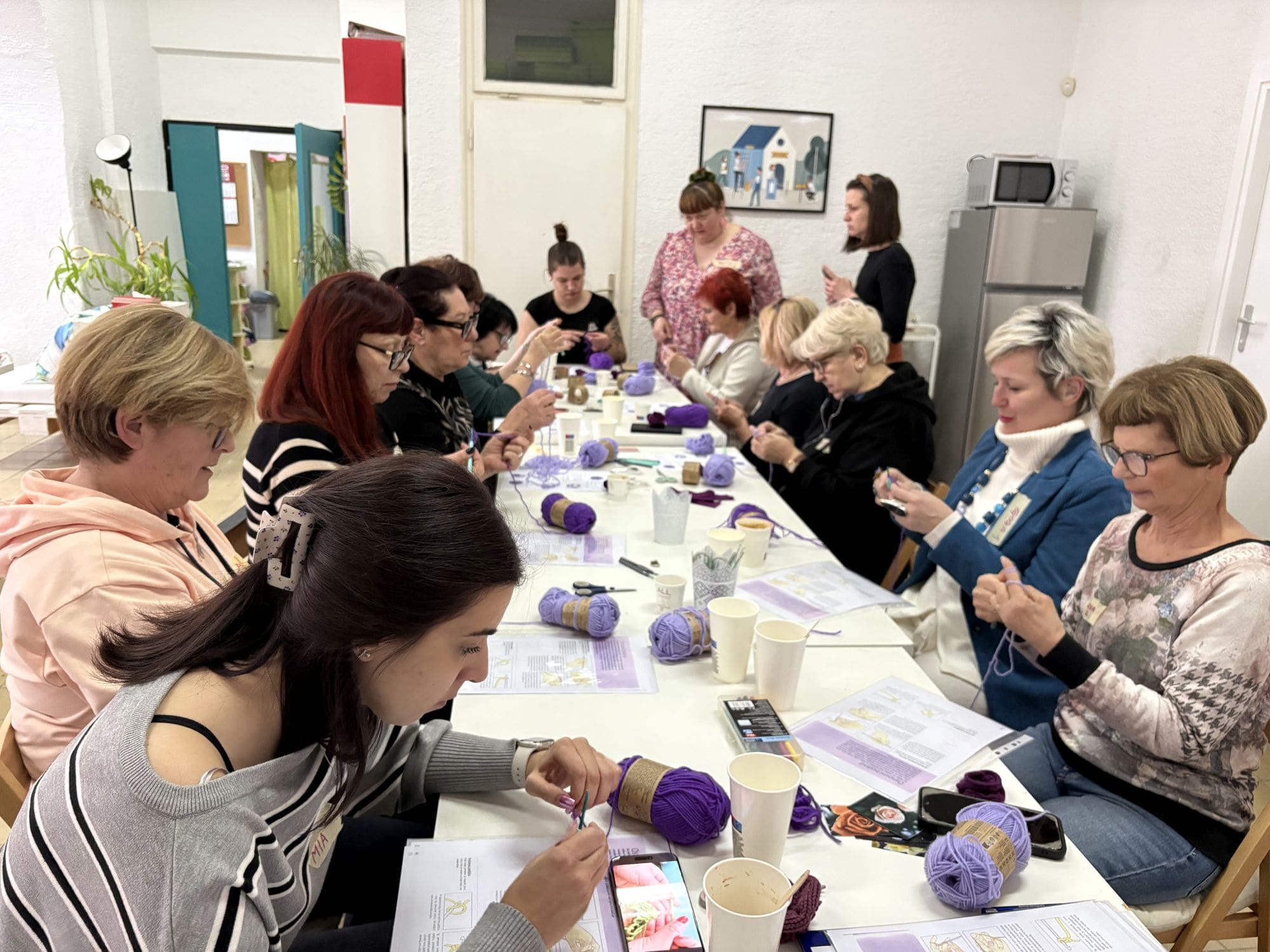 Međunarodna kampanja Ruže protiv nasilja, uključene volonterke u kulturi