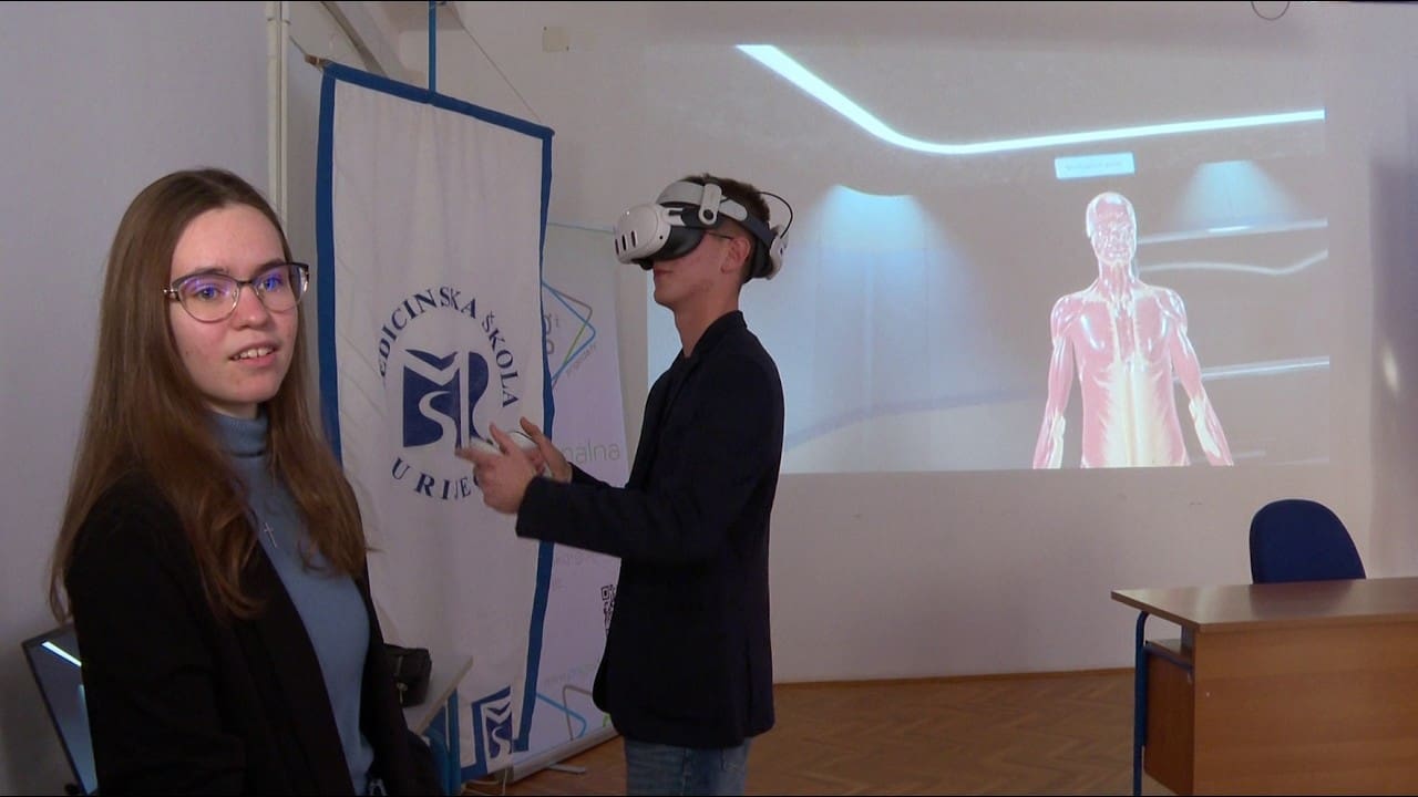 Medicinska škola u Rijeci prva u Hrvatskoj uvodi VR tehnologiju za učenje anatomije