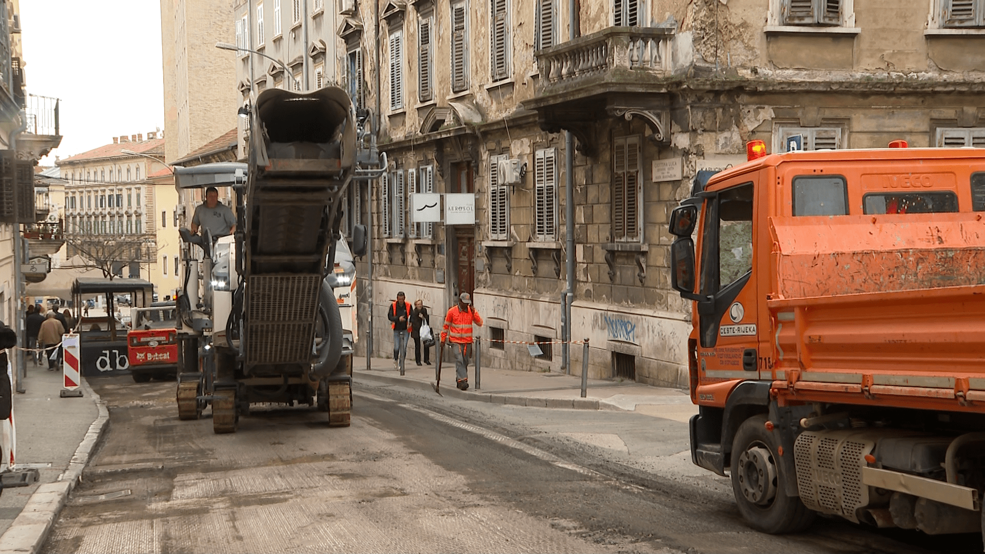 Počela rekonstrukcija Ciottine ulice: Radovi traju do 5. travnja