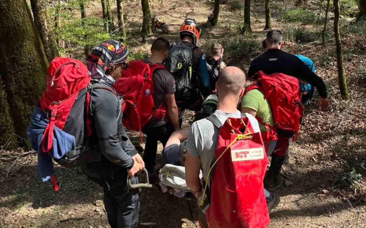 Ozlijeđen motociklist u šumi na području Kukuljana