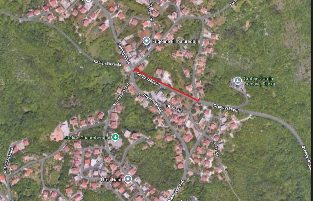 Početak radova na Gornjoj Drenovi -Grohovski put