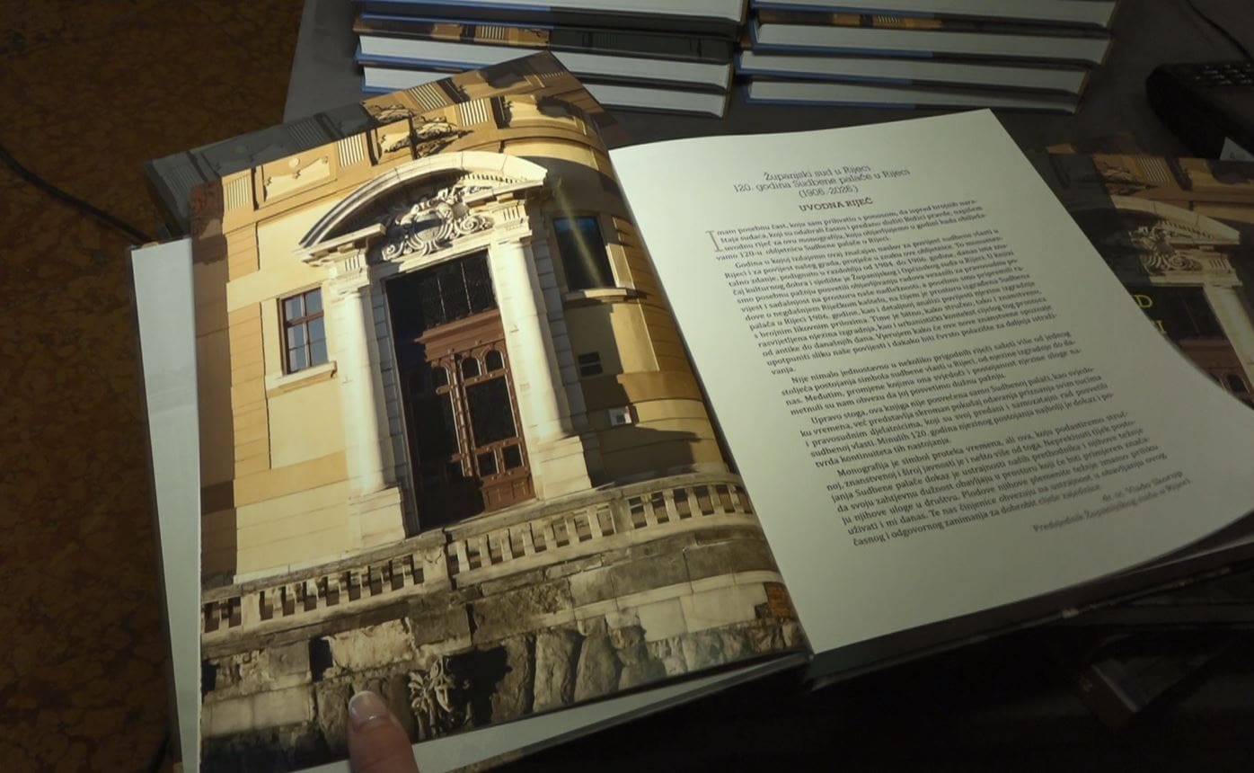 Predstavljena monografija Županijskog suda u Rijeci povodom 120 godina zgrade