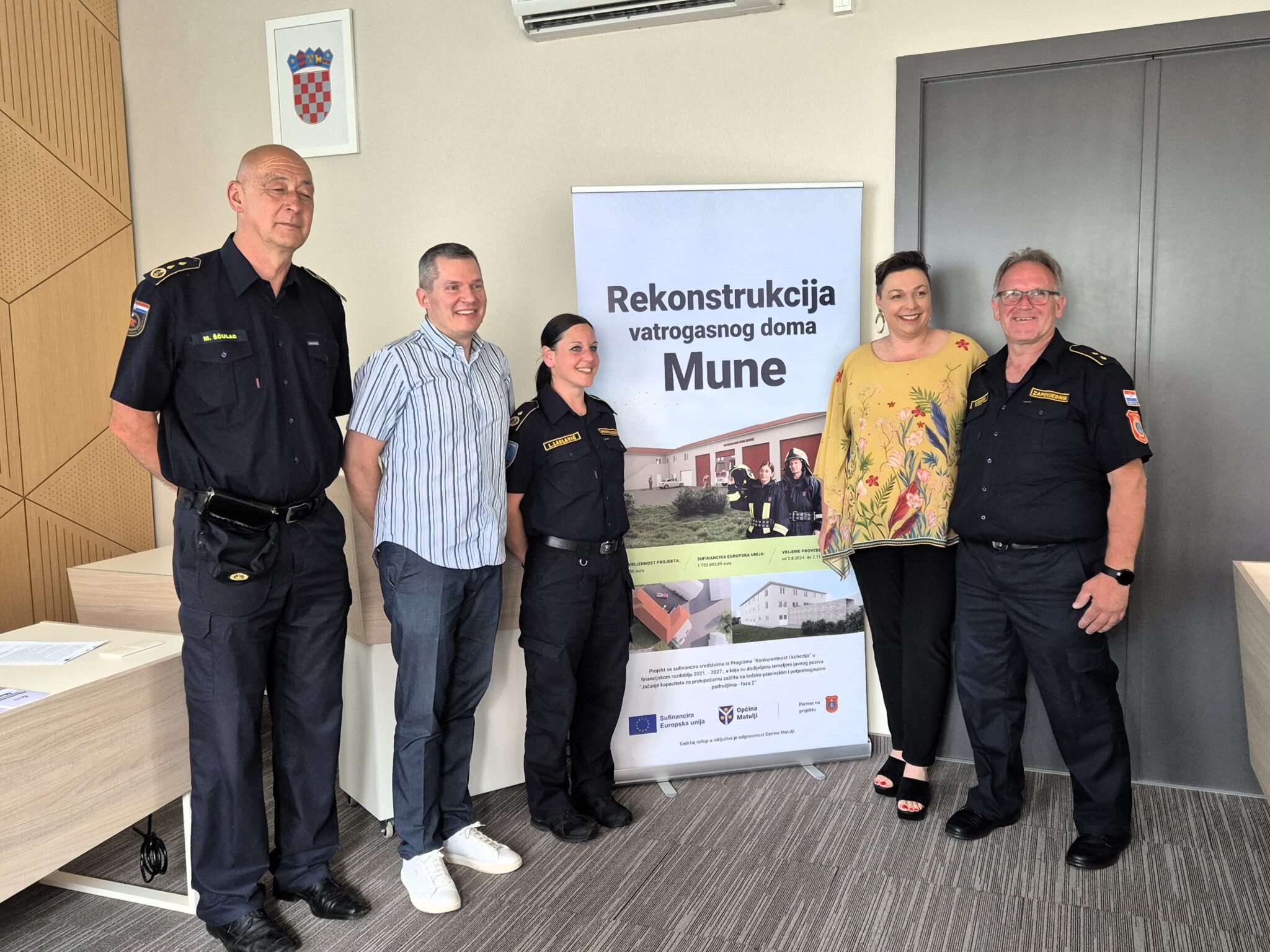 Održana je početna konferencija projekta „Rekonstrukcija Vatrogasnog doma Mune“