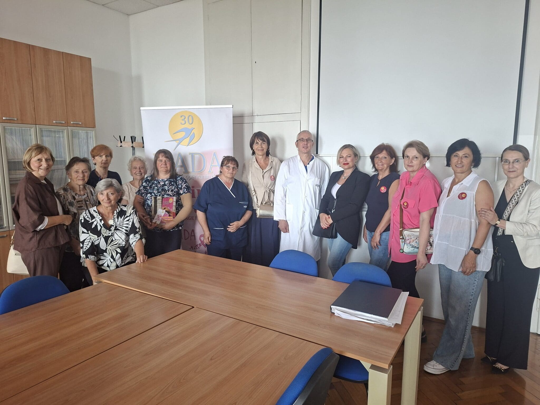 Udruga Nada povodom 30 godina djelovanja uručila 50 paketa pacijenticama operiranima od karcinoma dojke<br>