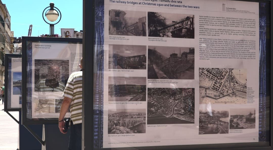 Na Korzu otvorena izložba Željeznički mostovi Rječine i Mrtvog kanala