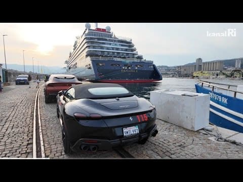 Ferrari Cavalcade oduševio Rijeku: Na Molo Longu 116 posada iz cijelog svijeta
