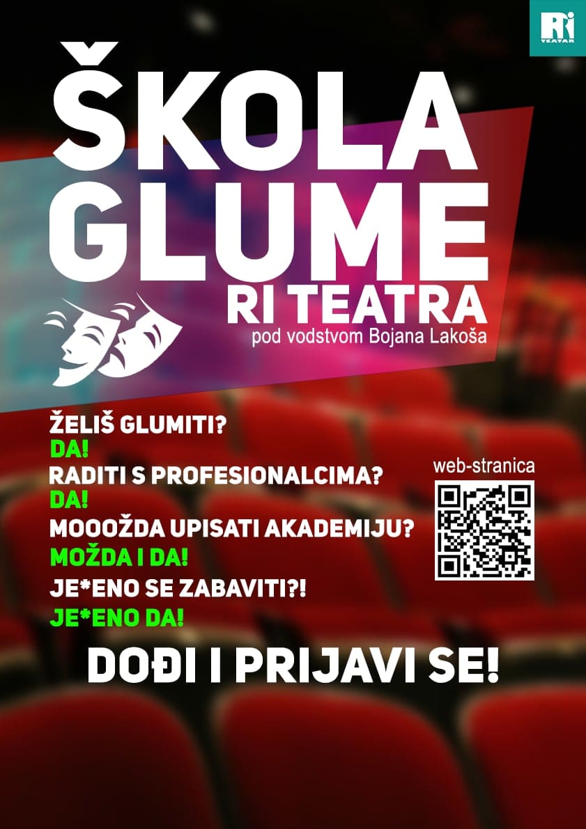Ri Teatar upisuje jubilarnu 50. generaciju Škole glume