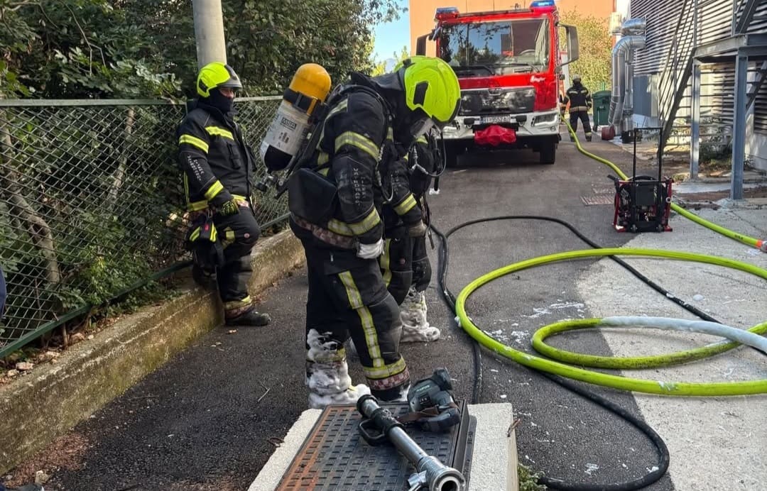 Požar u toplani na Gornjoj Vežici: Korisnici bez grijanja i tople vode