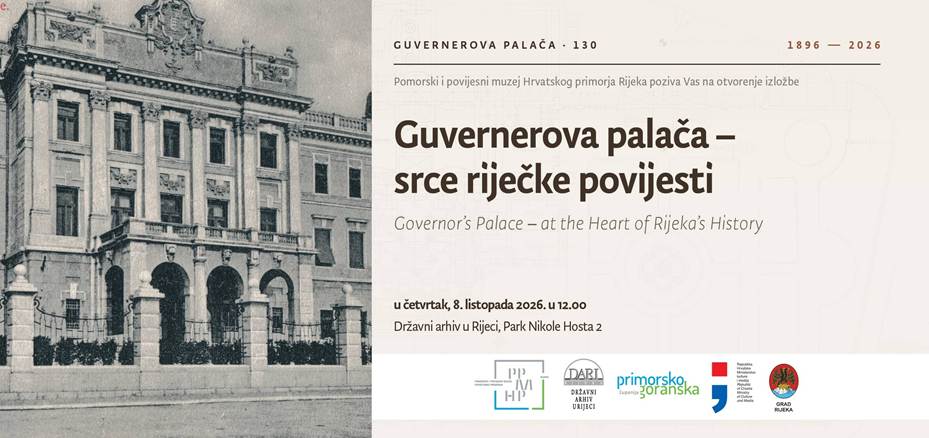 Izložba Guvernerova palača – srce riječke povijesti na izložbi u Državnom arhivu Rijeka